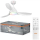 Люстра-вентилятор OSRAM CEILING FAN BISE 48W 1130Lm RGB 3000K-6000K DIM с пультом ДУ (4058075857773) - изображение 1