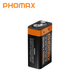 Аккумуляторная батарея Phomax 9В 4400 мВт/ч модель 6F22 USB-C (2 шт.) Черный HDSYR_499 - изображение 8
