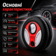 Автокомпрессор автомобильный компрессор с манометром колесо BRS DC12v Black - изображение 5