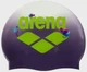 Шапка для плавания Arena HD CAP фиолетовая силиконовая шапочка для защиты волос унисекс - изображение 1