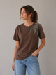 Футболка женская Brunello Cucinelli S Коричневый - изображение 3