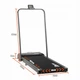 Компактная складная беговая дорожка электрическая AbarQs BZ-38.30 Walking Pad, кардиотренажер для дома и офиса (нагрузка до 110 кг) - изображение 3