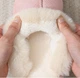 Slippers Женские домашние тапочки с мехом 38–39— тёплые, мягкие, закрытые тапочки для дома , розовые KT8003832 - изображение 2