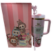 Термос термокружка Stanley Quencher H2.0 Tumbler из нержавеющей стали Labubu Pink 1,18 л KT8005201 - изображение 1