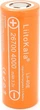 Аккумулятор 26700 Lifepo4 LiitoKala Lii-40E, 4000mah (4100-4200mah), 3.2V (2.75-4.2V), Orange, 71mm x 26.5mm, (YT44343) - изображение 1