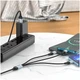 Кабель USB 3 в 1 Lightning Micro-USB Type-C 1м 2,4А HOCO X102 черный для зарядки и передачи данных - изображение 2