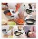 Овочерізка багатофункціональна Basket Vegetable Cutter з контейнером, кухонна тертка з насадками для нарізання овочів - зображення 9