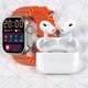Комплект RM22 3в1 смарт-годинник навушники Air Pro і Power Bank з бездротовою зарядкою - зображення 2