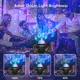Ночник-проектор звездного неба AND 991 Galaxy Projector, LED светильник с эффектом космоса и океана, Bluetooth колонка ночник - изображение 7