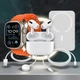 Комплект RM22 3в1 смарт-годинник навушники Air Pro і Power Bank з бездротовою зарядкою - зображення 10