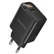 Сітчастий зарядний пристрій BOROFONE BA97A Ilustre single-port PD30W чорний - зображення 1