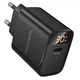 Сітчастий зарядний пристрій BOROFONE BA97A Ilustre single-port PD30W чорний - зображення 3