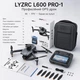 Квадрокоптер L600 PRO-1 4K GPS з пультом з екраном FPV, дрон з камерою 4K, безщітковий квадрокоптер, дальність до 1200 м, Follow Me, Waypoint, повернення додому, 1 акумулятори, дрон для зйомки - зображення 2