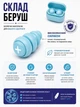 Беруши для сна от шума и храпа антишумные силиконовые комфортные герметичные эргономичные многоразовые затычки в уши для плавания стрельбы сцены путешествий в дорогу мягкие гипоаллергенные шумопоглощающие с кейсом голубые + маска 3D на глаза в подарок - изображение 5
