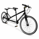 Велосипед тандем 28" Crosser Duetto Tandem 700C, 2-місний, Shimano Claris, алюміній, чорний - зображення 3