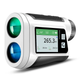 Лазерный дальномер NP-1500А до 1500 м с LCD-экраном прибор для измерения расстояния Белый HDSYR_6249 - изображение 1