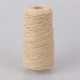 Candy-Yarn Linen Cotton, Бежевый крем №8 - пряжа в бобине 50 г / 400 м, лён с хлопком, тонкая летняя пряжа - изображение 3