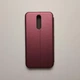 Чехол книжка Magnei для Xiaomi Redmi 8 на магните бордовый - изображение 2