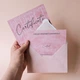 Подарунковий сертифікат С6 PERFECT PRESENT . Колір РОЖЕВИЙ. Набір з 3шт - изображение 3