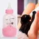 Бутылка для кормления молоком котят и щенков Taotaopets 125515 Pink с соской щетки для мытья - изображение 2
