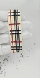 Жіночій браслет візерунок Burberry з японського бисера Miyuki Delica - зображення 2