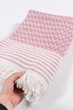 Покрывало подстилка на пляж большая Breeze Pink пляжные коврики для загара на пляже 170х200 см - изображение 4