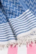 Покрывало подстилка на пляж пикник Breeze Blue пляжный плед мягкий для пляжа моря пикника большой 170х200 см хлопок - изображение 7