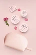 Набор для спа-ухода за телом Ukrainian Rose: Мыло Ukrainian Rose Moisturizing & Toning Soap 100 г + Очищающий мусс Ukrainian Rose Cleansing 200 мл + Антицеллюлитный скраб Ukrainian Rose 200 мл + Крем-баттер Ukrainian Rose 120 мл + Косметичка - изображение 1