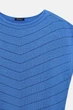 Топ з шовковистої віскозної пряжі Розмір L-XXL (48-52) Волошковий - изображение 2