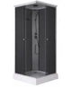 Душевой бокс Lidz Kubis SB90x90.SAT.LOW.GR, низкий, стекло тонированное 4 мм + стенки (LKSB9090SATLOWGR) - изображение 2