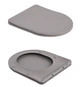 Унітаз підвісний Qtap Robin Ultra Quiet, Stone grey, з сидінням Slim Duroplast / Soft-close / Quick Release QTROB26SG48996 - зображення 7