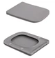 Унитаз подвесной Qtap Tern Ultra Quiet, Stone grey, с сиденьем Slim Duroplast / Soft-close / Quick Release QTTER26SG49000 - изображение 7