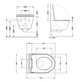 Унітаз підвісний Qtap Robin Ultra Quiet, Stone grey, з сидінням Slim Duroplast / Soft-close / Quick Release QTROB26SG48996 - зображення 9