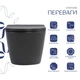 Унітаз підвісний Qtap Robin Ultra Quiet, Anthracite, з сидінням Slim Duroplast / Soft-close / Quick Release QTROB26AN48995 - зображення 2
