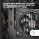 Корпус Mars Gaming MC-3TCORE / Без БЖ / ATX, Micro-ATX, Mini-ITX / USB-C / GPU до 410 мм / Чорний - зображення 5