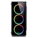 Корпус Sharkoon TG4 RGB / без БП / Midi-Tower / 4x120mm RGB / ATX / USB 3.0 / Черный - изображение 3