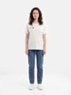 Футболка хлопковая женская Vero Moda 10343530 XS Snow White/Multi Flowers (5715871615547) - изображение 2