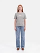 Футболка хлопковая женская Vero Moda 10343521 L Light Grey (5715871615936) - изображение 3