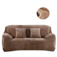 Захисний чохол на тримісний диван Diana Textile Plush Velvet, 190x230 см, Коричневий - зображення 1