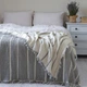 Муслінове покривало LA MODNO PEARL GRAY, Полуторний, 170x240 см, Сірий - зображення 1