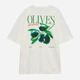Футболка хлопковая оверсайз женская Vero Moda 10347620 L Snow White/Olives (5715872806463) - изображение 5