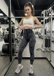 Мармурові Push Up лосини з корсетним поясом жіночі для тренувань та повсякдення пуш ап S сірий (17032656) - зображення 7