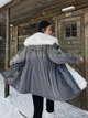 Парка Shein sz2406133200047006 0XL сіра (100009850) - зображення 6