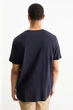 Футболка из хлопка C&A 2219979c62 XL темно-синяя (100010572) - изображение 2