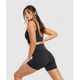 Спортивные велосипедки Gymshark b8a6kc62 XL черные (100010709) - изображение 3