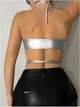 Топ Shein sz2312089677924209 S серебристый (100010029) - изображение 3