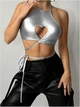 Топ Shein sz2312089677924209 S серебристый (100010029) - изображение 5