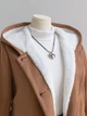 Пальто Shein sz2407197888893739 0XL бежеве (100009855) - зображення 4