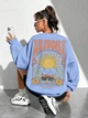 Свитшот Shein sz2410232416019905 S синий (100010032) - изображение 2