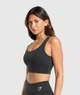 Спортивный топ Gymshark b4a9lc62 XXL черный (100010715) - изображение 3